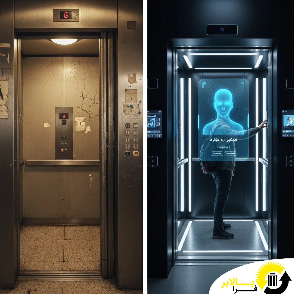 تفاوت آسانسور هوشمند و سنتی
