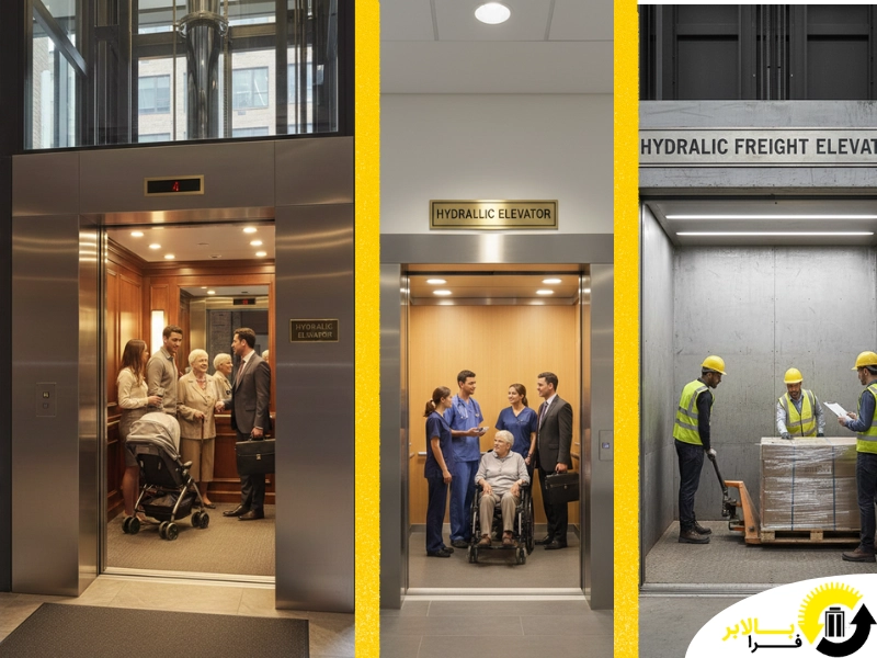 کاربرد های آسانسور هیدرولیکی